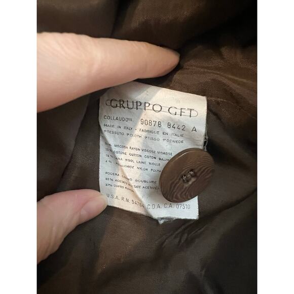 Giorgio Armani Blazer Tweed Blazer Cotton Wool Blend Made in Italy Women's 6 - Picture 4 of 6